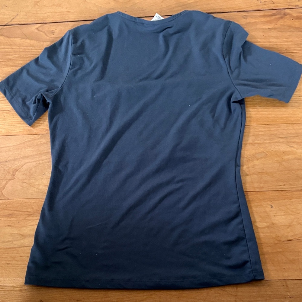 H&M Black Square Neck Short Sleeve Tee - Picture 3 of 4